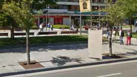 Oficina del Banco de Santander en el paseo Coln de Irun / Google Street