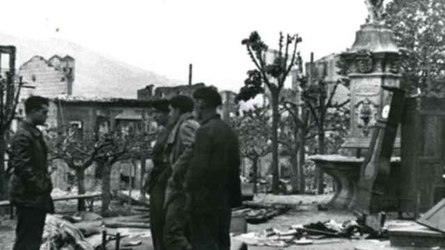 Imagen del bombardeo de Gernika. / turismoeuskadi.eus