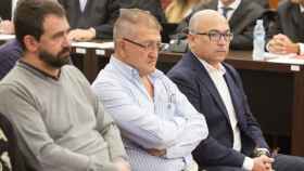 Koldo Otxandiano, Aitor Telleria y Alfredo de Miguel, durante el juicio en la Audiencia de lava en 2019 / David Aguilar (EFE)