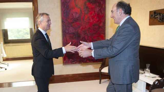 El lehendakari Urkullu con el presidente de Iberdrola, Ignacio Galn. / Irekia