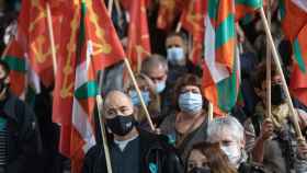 Manifestacion a favor de la independencia de Euskadi. / EP