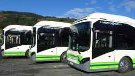 Autobuses hbridos de Bizkaibus. / BIZKAIA