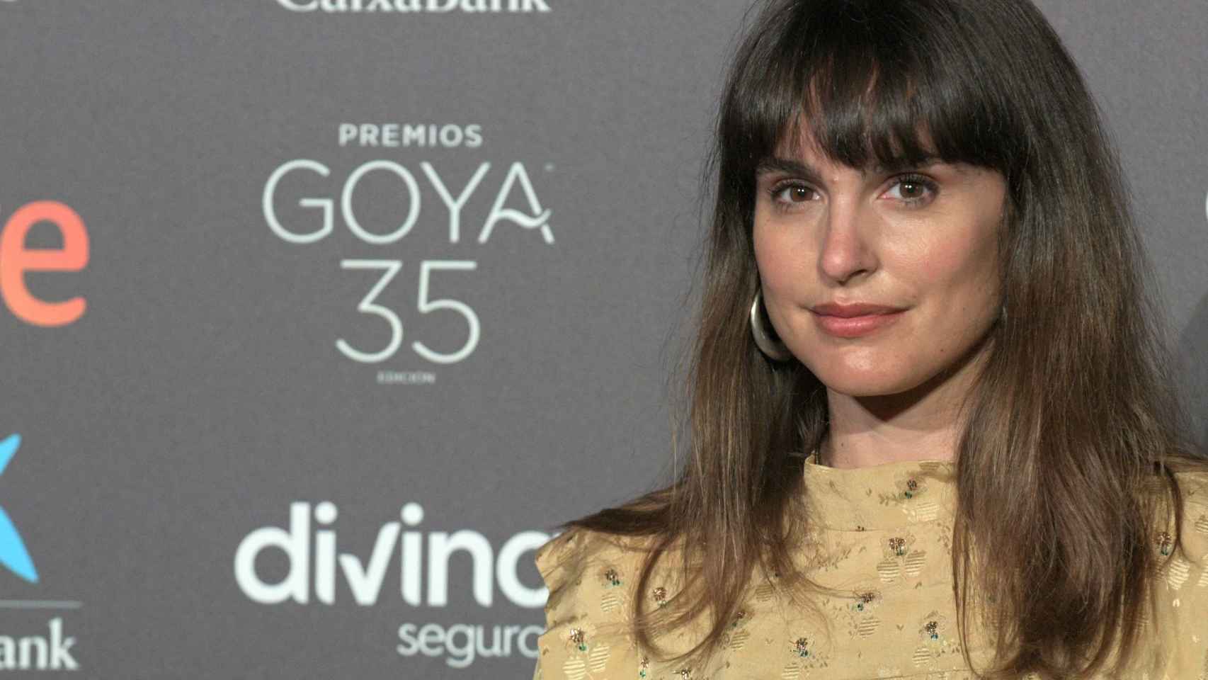 La actriz Veronica Echegui, en los premios Goya 2021 en Madrid. JOS OLIVA (EP)