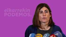 La portavoz de Elkarrekin Podemos en el Parlamento vasco, Miren Gorrotxategi.