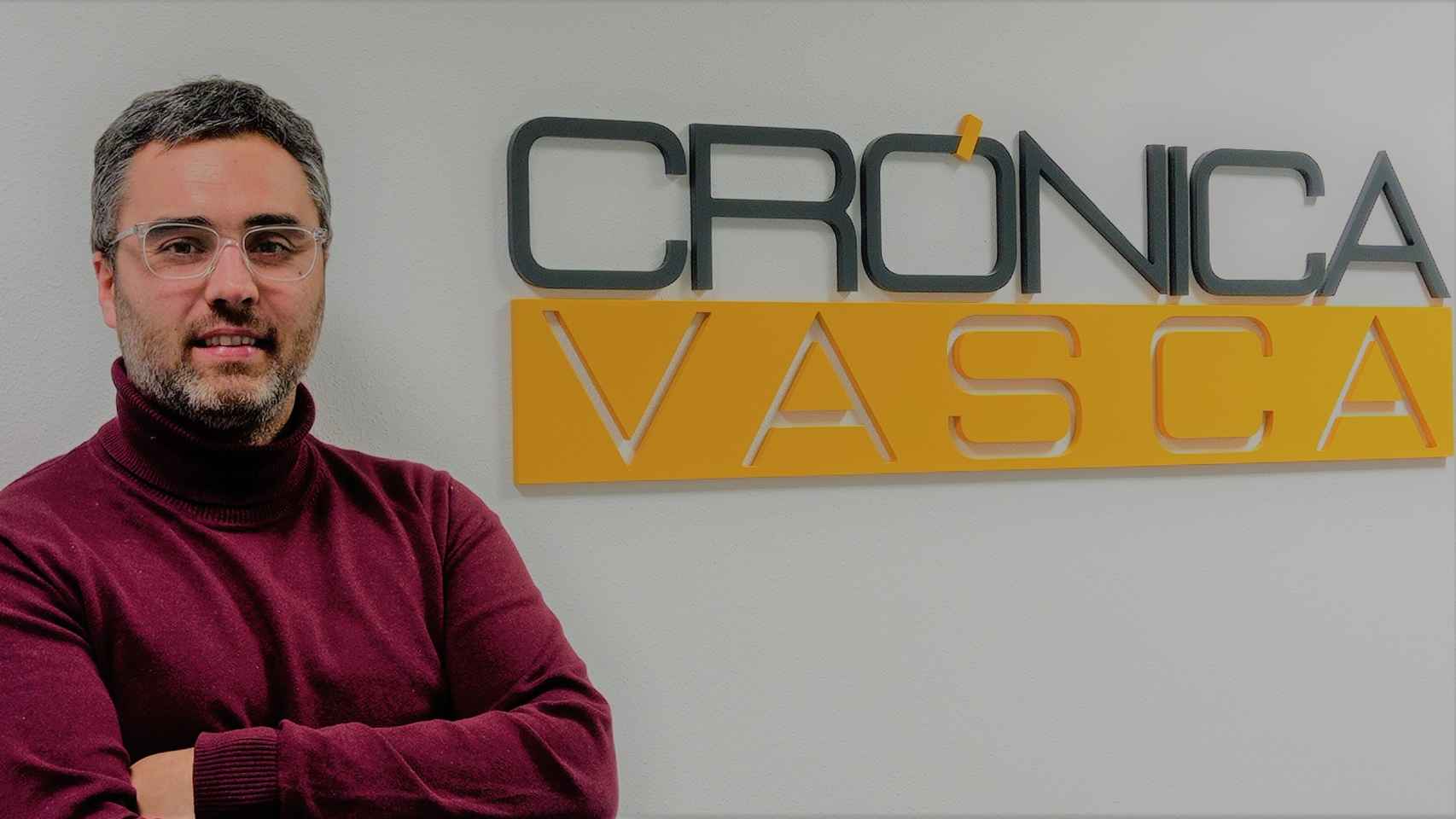 Alberto Lardiés, director de Crónica Vasca. / CV