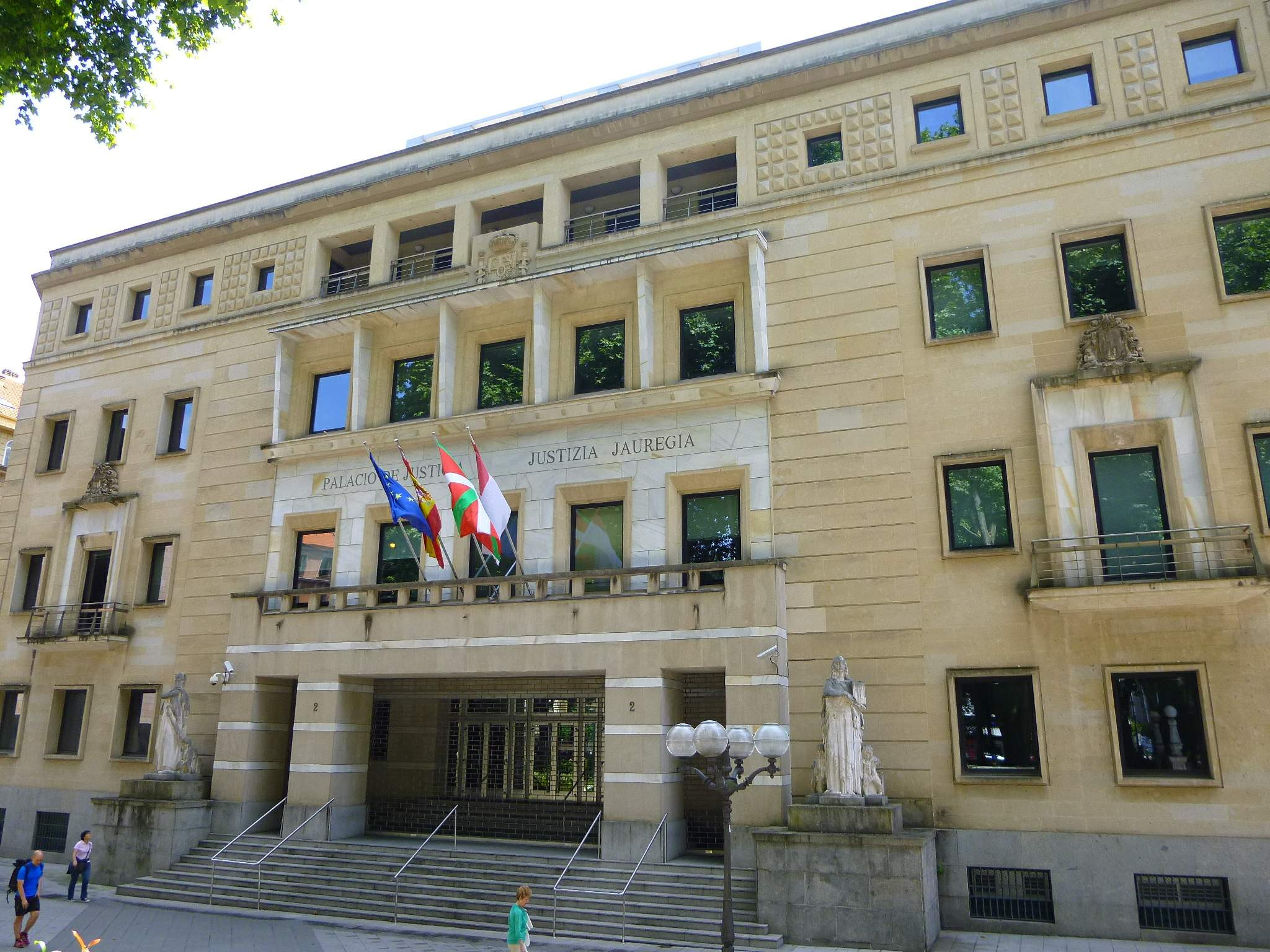 Imagen de archivo del Tribunal Superior de Justicia del País Vasco (TSJPV) en Bilbao. /EP