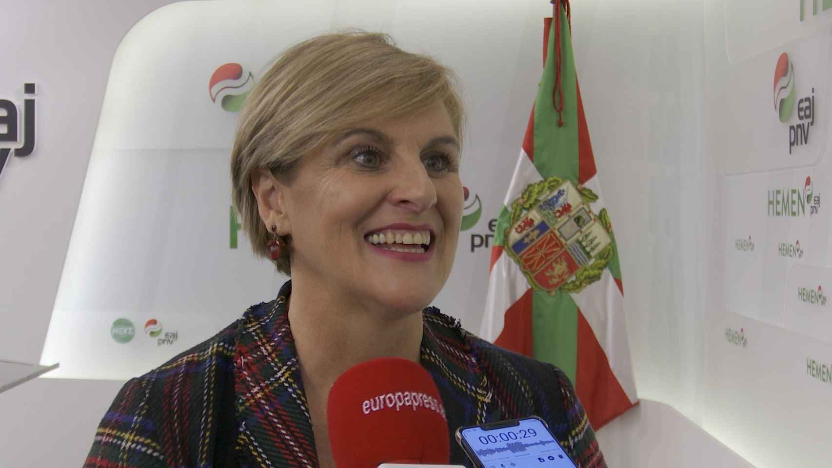 La presidenta del BBB del PNV, Itxaso Atutxa, en una imagen de archivo. EP