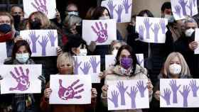 Manifestacin contra la violencia machista en Euskadi. / EFE