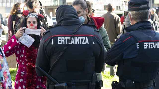 Agentes de la Ertzaintza. EP