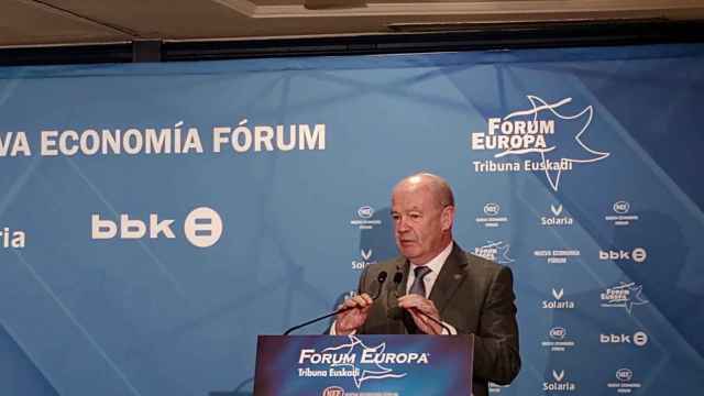 Ricardo Barkala, presidente del Puerto de Bilbao, en un acto de Forum Europa / EP