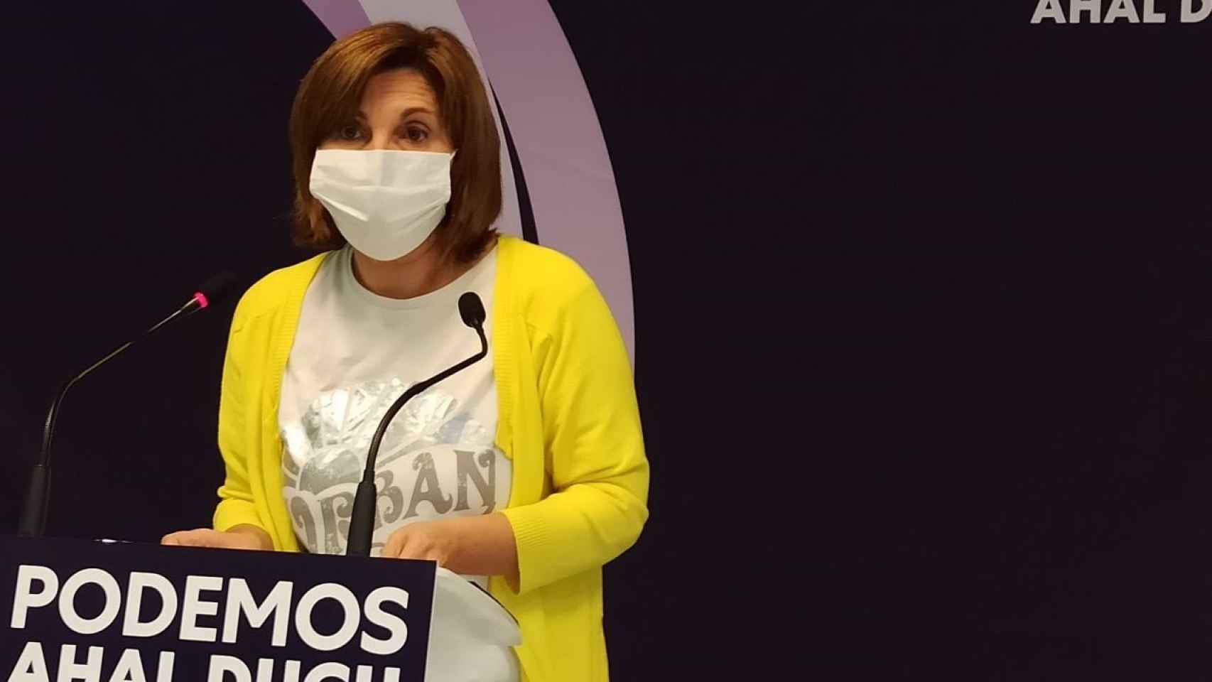 La coordinadora general de Podemos, Pilar Garrido. / EP