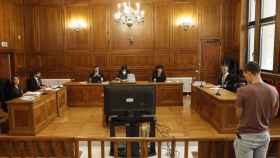 Sala de la Audiencia de Gipuzkoa donde se juzg al violador de Beasain. / EFE