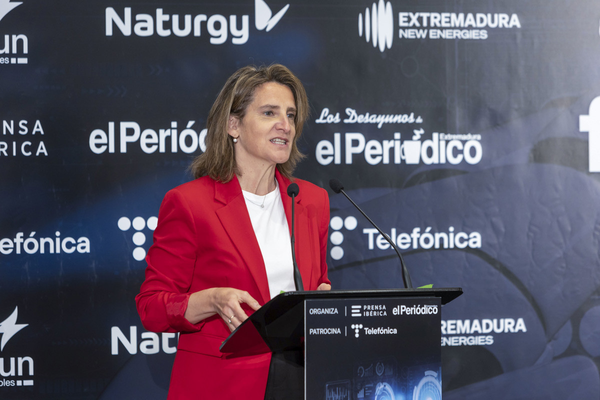 La vicepresidenta tercera del Gobierno y ministra para la Transición Ecológica y el Reto Demográfico, Teresa Ribera. / EFE