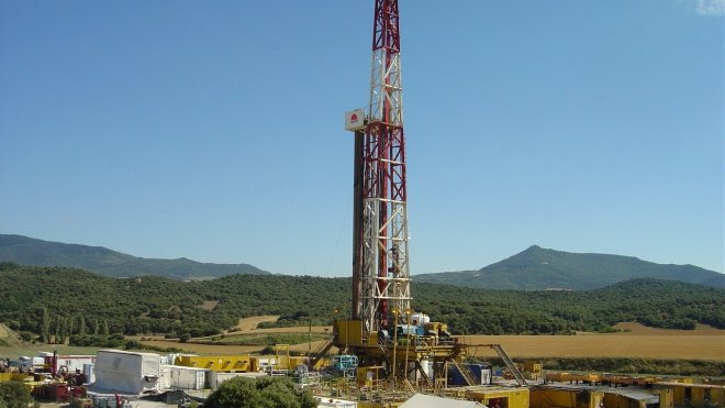 Prospección gasística desarrollada por Shesa en la localidad de Estella. SHESA