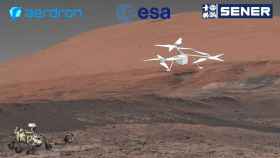 Ilustracin del dron que proyecta Sener para volar en Marte / Sener