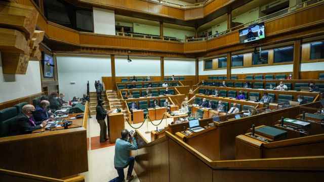 Imagen de un pleno del Parlamento vasco. / EP