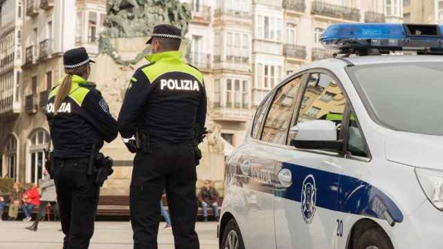 Policas municipales de Vitoria participaron en las detenciones. / Ayuntamiento