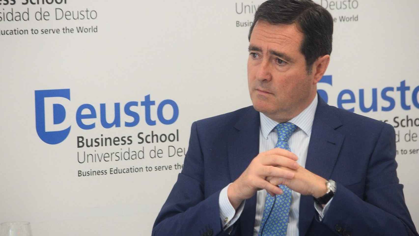 Antonio Garamendi, presidente de la CEOE./ Deusto