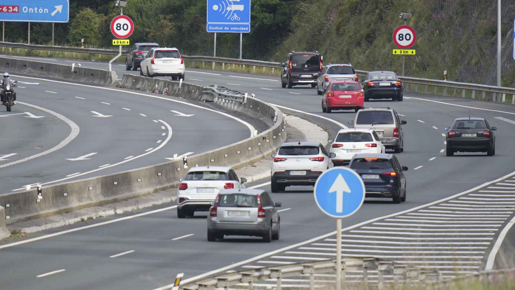 Autopistas y autovas en Euskadi. /EP
