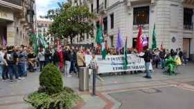 Movilizacin de los trabajadores de Ibermtica en Bilbao / CV