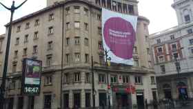 Cartel contra la violencia de genero en Bilbao. /EP