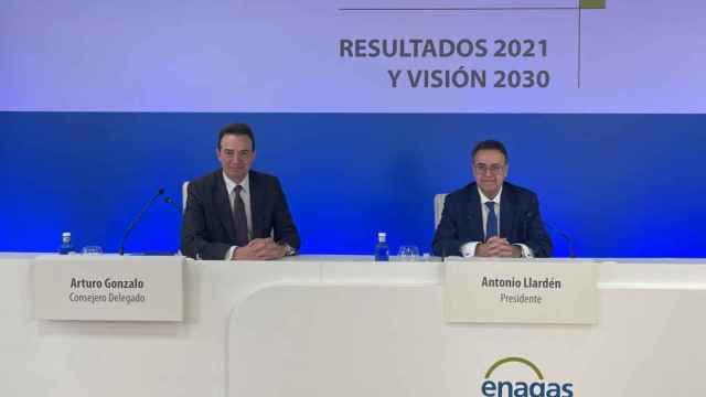 El nuevo consejero delegado de Enags, Arturo Gonzalo (izq.), y el presidente, Antonio Llardn / ENAGS