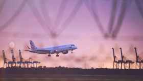 Avion de Virgin Australia aterrando en el aeropuerto de Brisbane / UNSPLASH