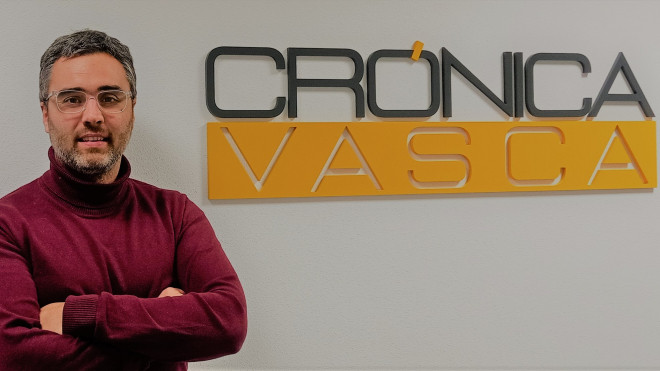 Alberto Lardiés, nuevo director de Crónica Vasca. / CV