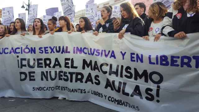 Manifestacin a favor de la educacin sexual en las aulas / EP