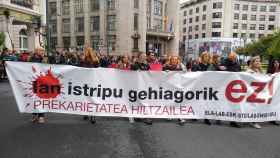 Manifestacin en Bilbao contra la siniestralidad laboral / EP