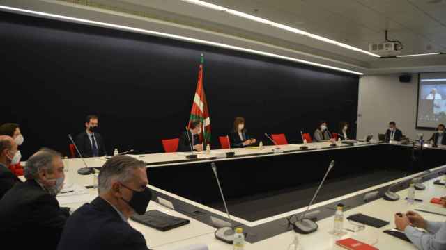 Reunin de la Mesa de Dilogo Social de Euskadi. / Europa Press