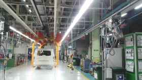 Interior de la fbrica de Mercedes en Vitoria. / EP