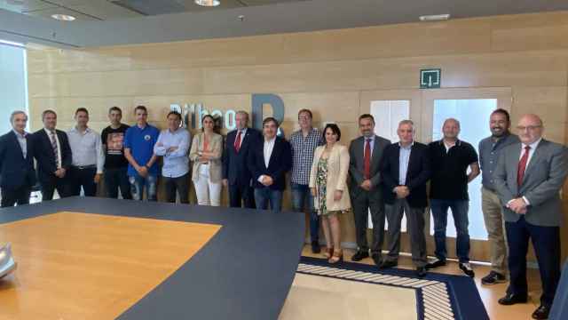 Firma del convenio de la estiba del Puerto de Bilbao en mayo / CV