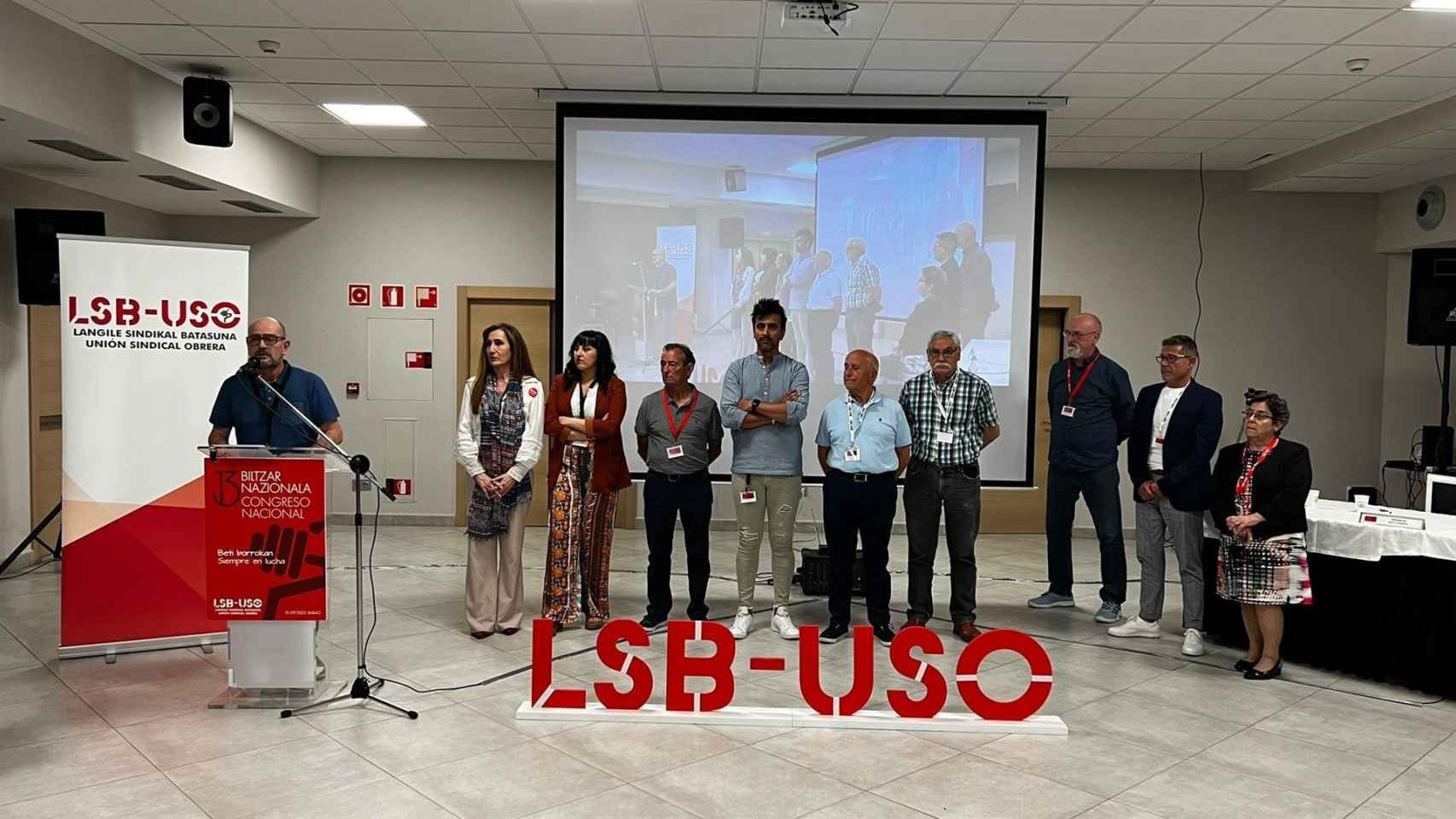 Celebracin del 13 Congreso Nacional de LSB-USO-Euskadi. / LSB- USO
