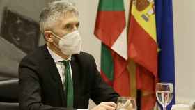 Ministro de Interior, Fernando Grande Marlaska, presentando la nueva crcel de Zubieta