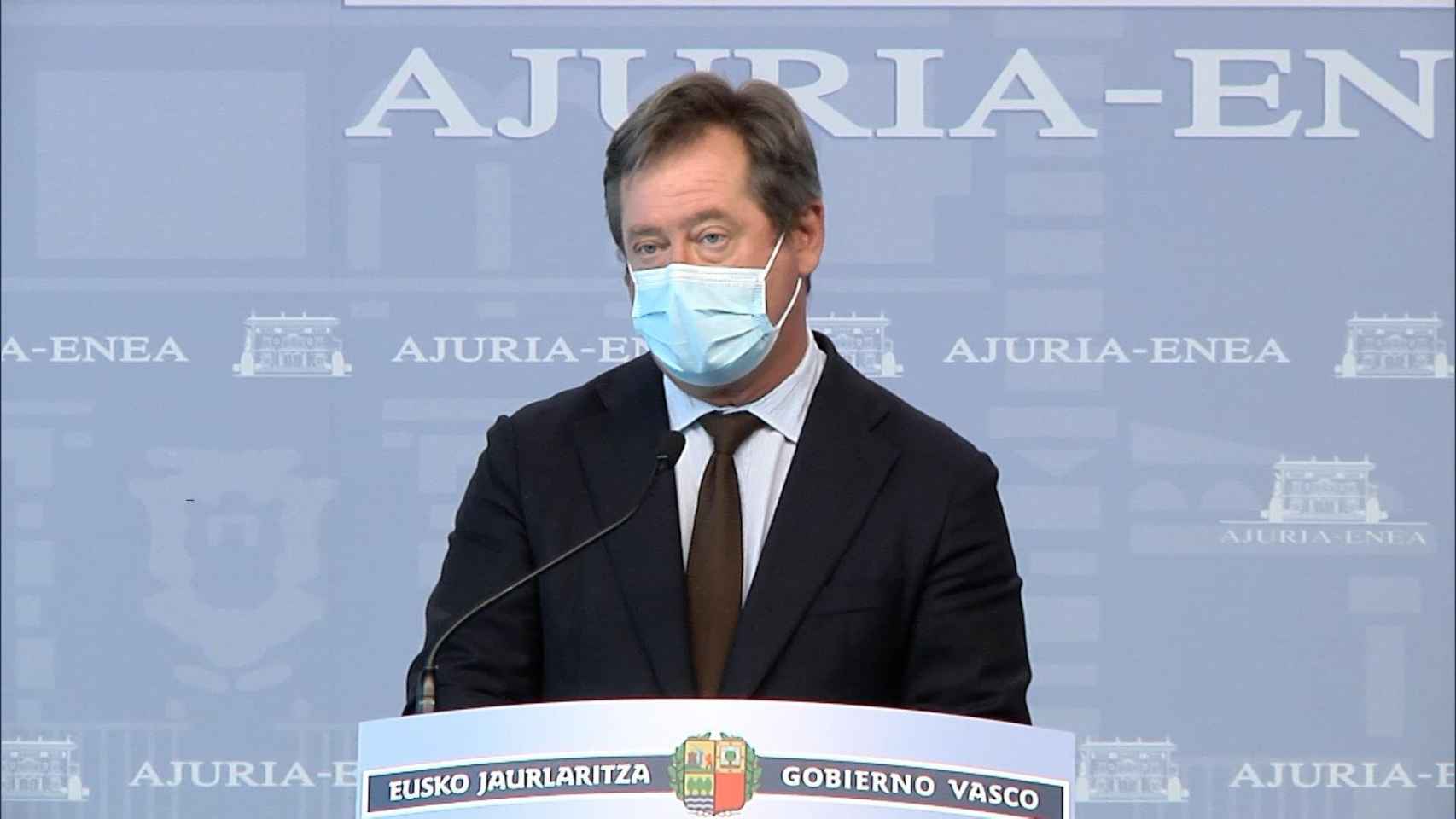 Bingen Zupiria, portavoz del Gobierno vasco. / EP
