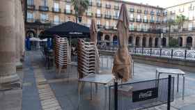 Plaza nueva de Bilbao vaca./ EP