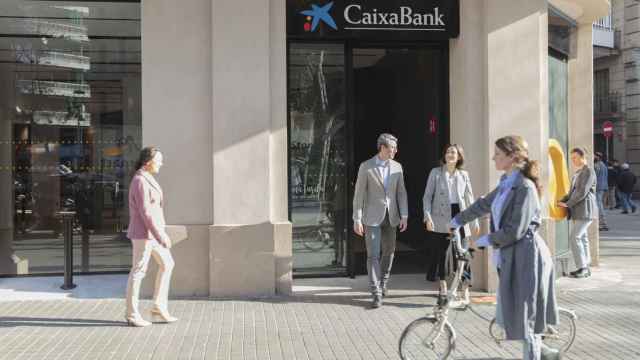 Oficina de Caixabank: el banco espaol tiene la red de sucursales ms importante de Europa / EUROPA PRESS