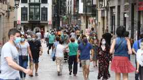 Imagen de ciudadanos paseando por las calles de Bilbao. / Ayuntamiento de Bilbao