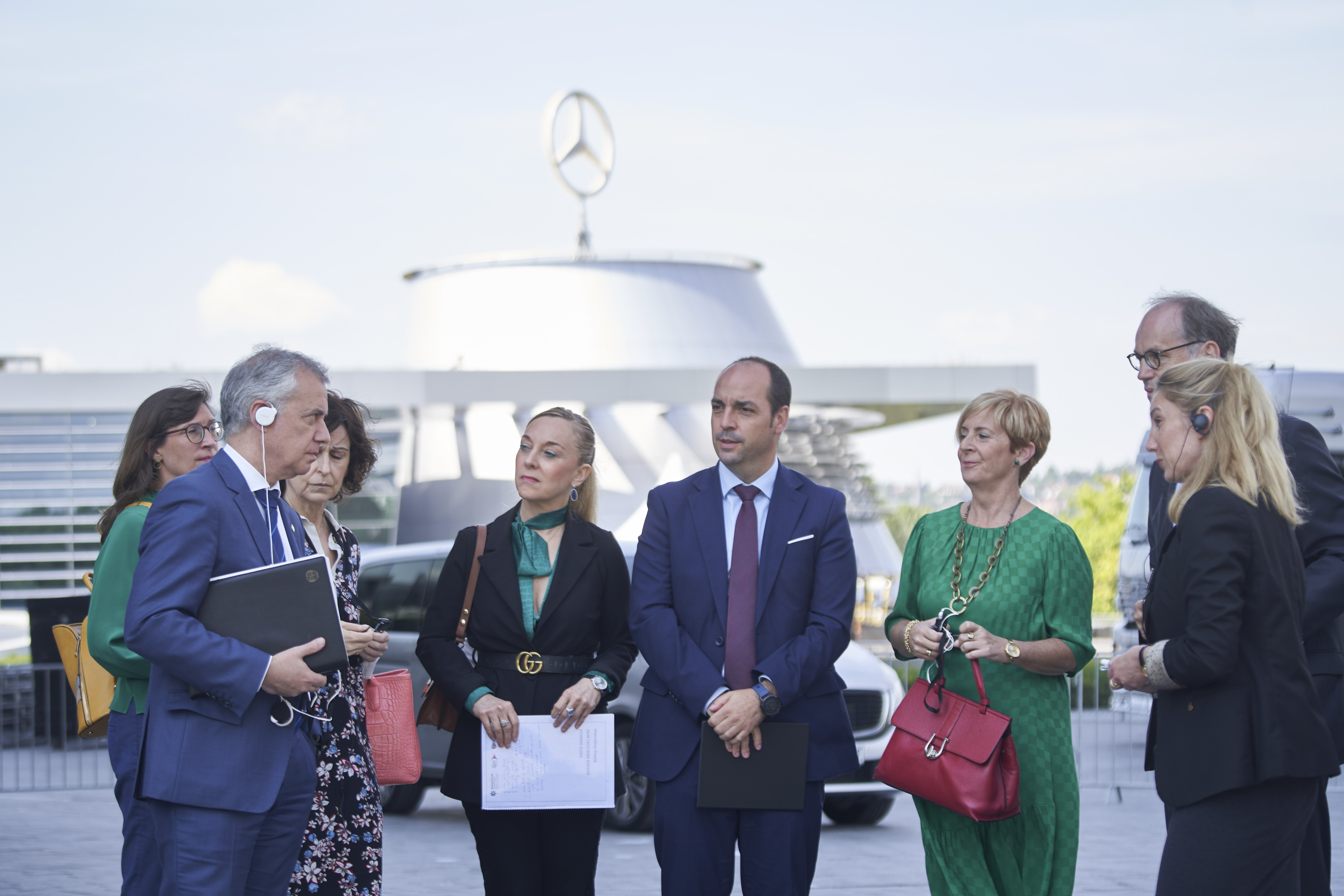 Visita del lehendakai Iñigo Urkullu a Stuttgart para reunirse con los directivos de Mercedes Benz. / IREKIA