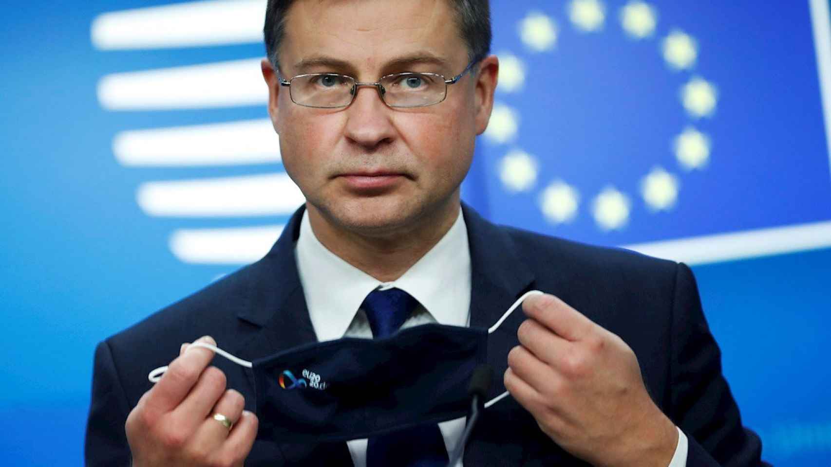 El vicepresidente de la CE, Valdis Dombrovskis./ Efe.