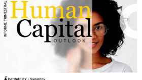 Portada de la primera Edicin del 'Human Capital Outlook', publicacin trimestral del Instituto EY Sagardoy enfocada al mercado laboral / SAGARDOY