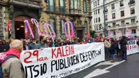 Manifestacin Movimiento de Pensionistas de Bizkaia, Bilbao. / CV