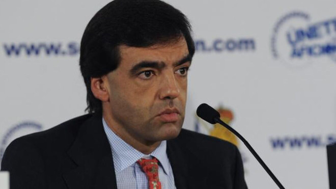 Iñaki Badiola, durante su etapa como presidente de la Real Sociedad./EFE