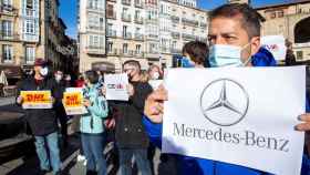 Una de las protestas de Mercedes. / EFE