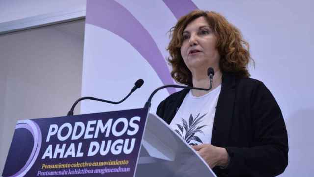 La coordinadora general de Podemos Euskadi, Pilar Garrido / CV