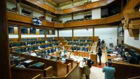 Imagen de una sesin plenaria en el Parlamento vasco. /EP