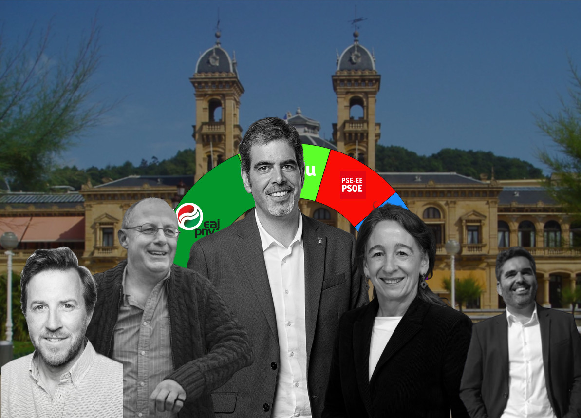 Estos serán los cinco candidatos a la alcaldía de San Sebastián / CV