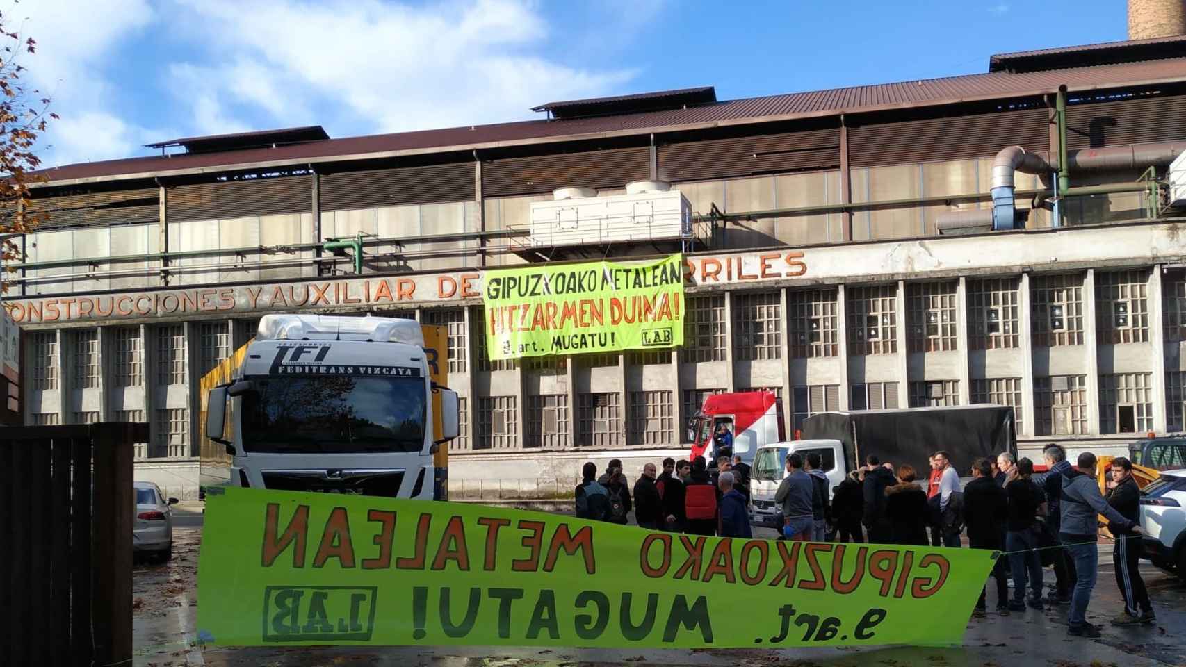 Protesta del Metal de Gipuzkoa, sector que dio origen a Geroa / CV