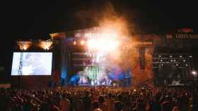 El escenario del festival Viña Rock durante un concierto / Twitter